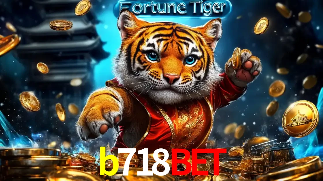 Imagem promocional do jogo de slot Fortune Tiger, com um tigre majestoso em traje tradicional cercado por uma fortuna em moedas de ouro, disponível agora no cassino b718bet.